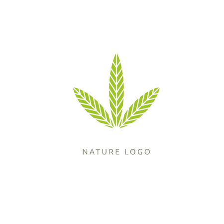 Ecology Happy life Logotype concept icon. Vector illustration, Graphic Design Editable Design.のイラスト素材