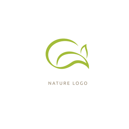Ecology Happy life Logotype concept icon. Vector illustration, Graphic Design Editable Design.のイラスト素材