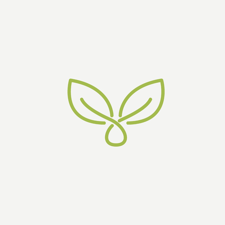 Ecology Happy life Logotype concept icon. Vector illustration, Graphic Design Editable Design.のイラスト素材