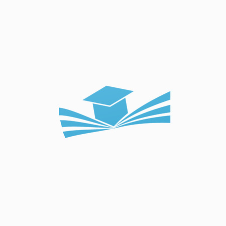Vector illustration, Graphic Design Editable Design. Man with a book web icon.の写真素材
