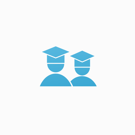Vector illustration, Graphic Design Editable Design. Man with a book web icon.のイラスト素材