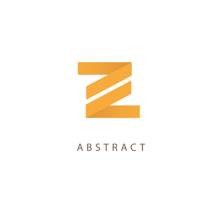 Abstract sign, vector logotype, editable design minimalist sign. Vector stock logo. Illustration design of elegant, premium and royal logotype.のイラスト素材