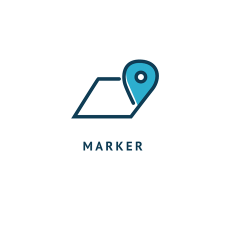 Abstract sign, vector logotype, editable design minimalist sign. Vector stock logo. Illustration design of elegant, premium and royal logotype.のイラスト素材