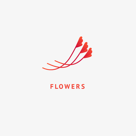 Abstract sign, vector logotype, editable design minimalist sign. Vector stock logo. Illustration design of elegant, premium and royal logotype.のイラスト素材