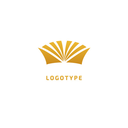 Abstract sign, vector logotype, editable design minimalist sign. Vector stock logo. Illustration design of elegant, premium and royal logotype.のイラスト素材