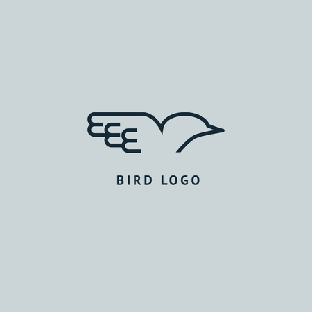 Abstract sign, vector logotype, editable design minimalist sign. Vector stock logo. Illustration design of elegant, premium and royal logotype.のイラスト素材