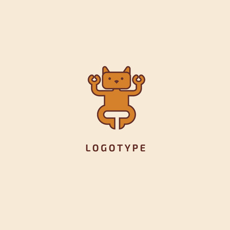 Abstract sign, vector logotype, editable design minimalist sign. Vector stock logo. Illustration design of elegant, premium and royal logotype.のイラスト素材