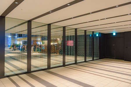 Entrance in an office building in Shibuya-ku, Tokyo