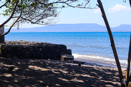 beautiful view of Cacalan Banyuwangi beachの写真素材