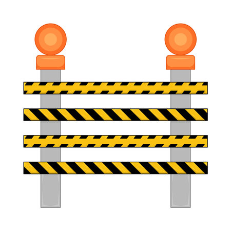 danger lineのイラスト素材