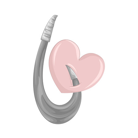 hook heartのイラスト素材