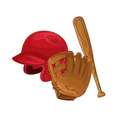 baseball setのイラスト素材