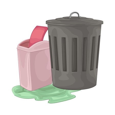 trash binのイラスト素材