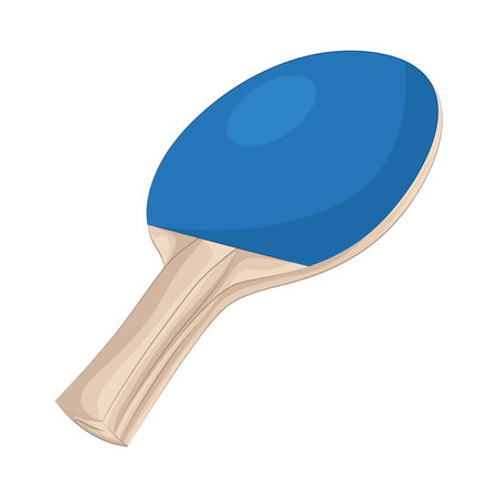 ping pong paddleのイラスト素材