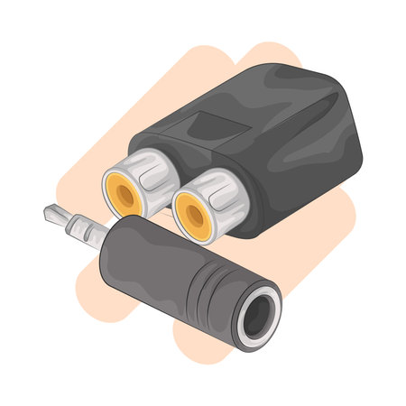 jack connectorのイラスト素材
