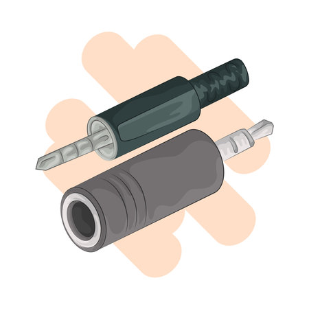 jack connectorのイラスト素材