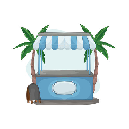 food standのイラスト素材