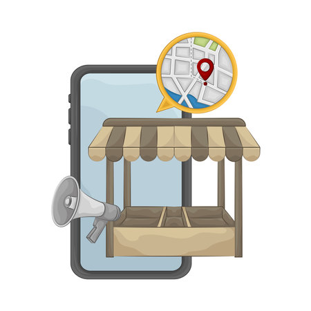 marketplaceのイラスト素材