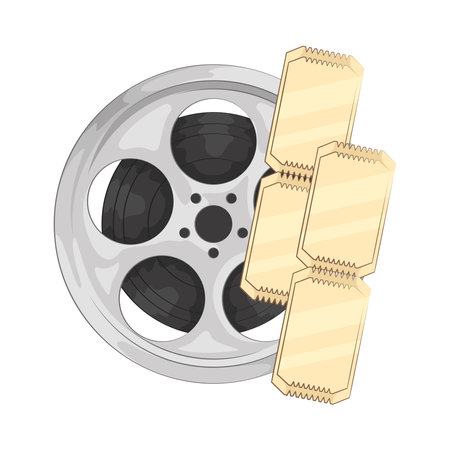 cinema ticketのイラスト素材