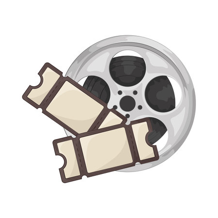 cinema ticketのイラスト素材