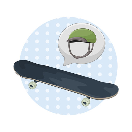 skateboardのイラスト素材