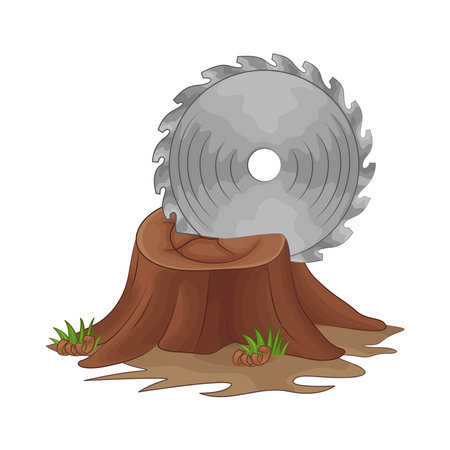 circular sawのイラスト素材