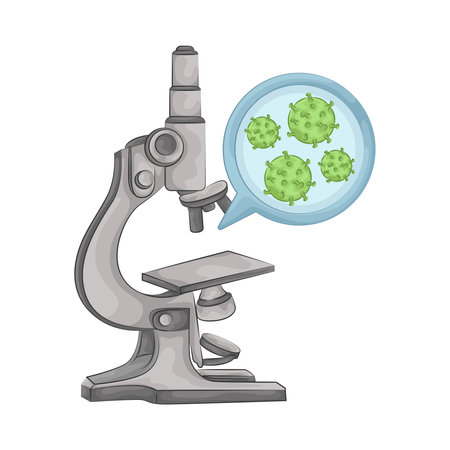 microscopeのイラスト素材