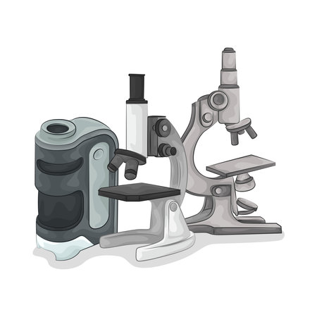 microscopeのイラスト素材