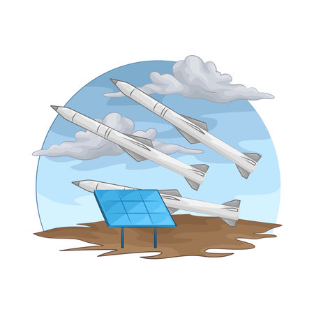 nuclear missileのイラスト素材