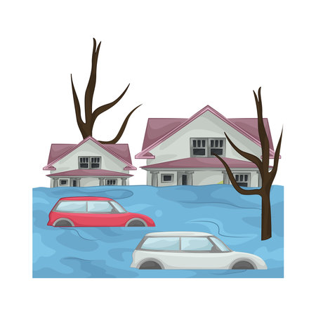 floodのイラスト素材