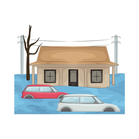 floodのイラスト素材