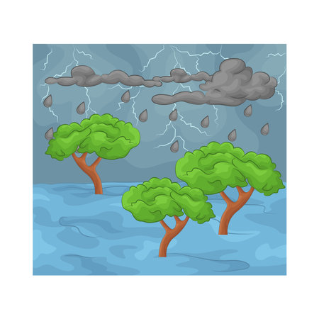 floodのイラスト素材