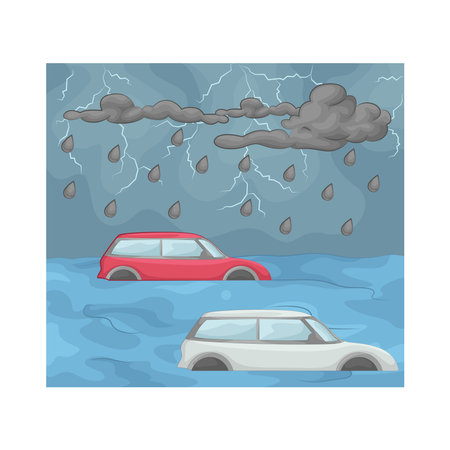 floodのイラスト素材