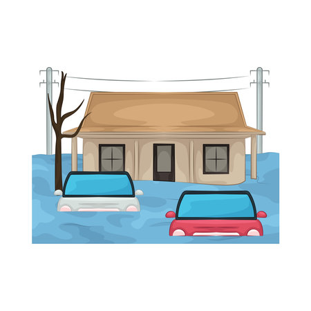 floodのイラスト素材