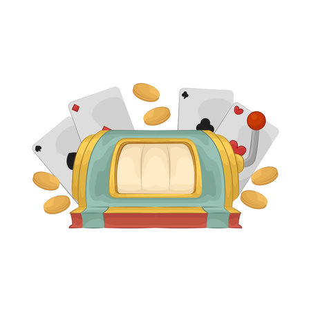 slot machineのイラスト素材