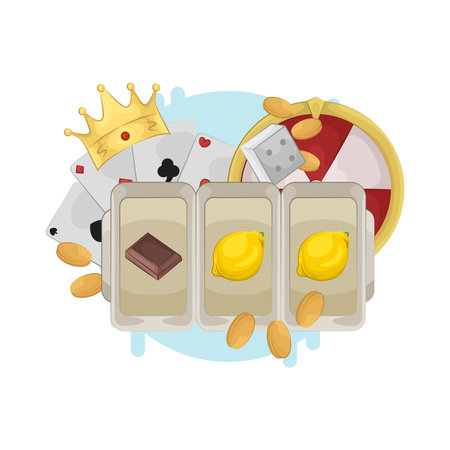 slot machineのイラスト素材
