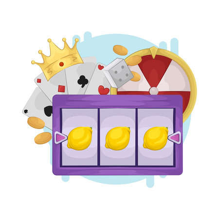 slot machineのイラスト素材