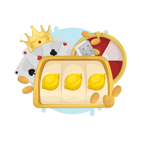 slot machineのイラスト素材