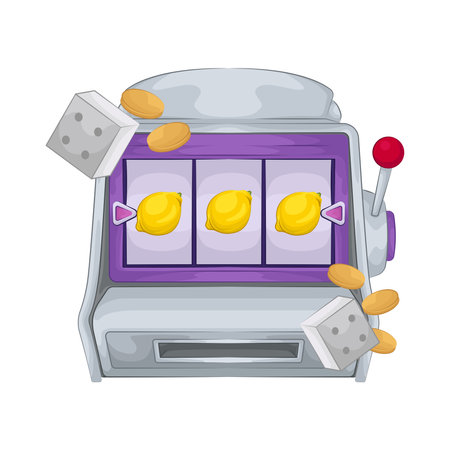 slot machineのイラスト素材
