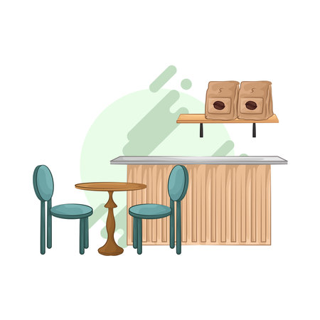 bar tableのイラスト素材