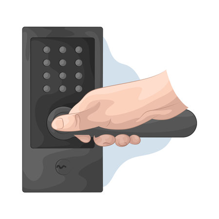 door lockのイラスト素材