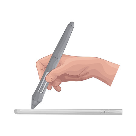 pen tabletのイラスト素材