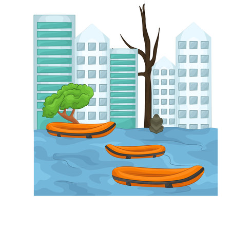 floodのイラスト素材