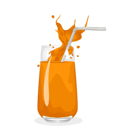 orange juiceのイラスト素材