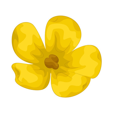 yellow flowerのイラスト素材