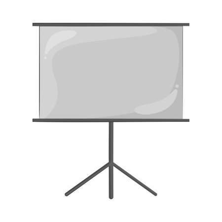 presentation screenのイラスト素材