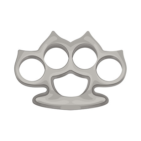 brass knuckleのイラスト素材