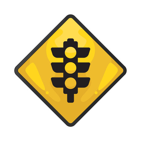 traffic light signのイラスト素材