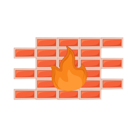 firewallのイラスト素材