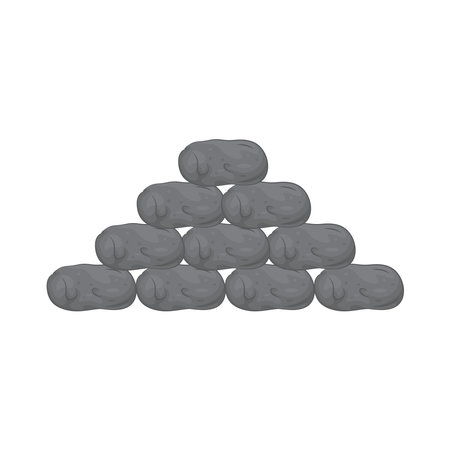 military stone wallのイラスト素材